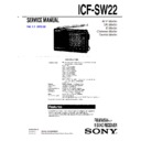 icf-sw22 service manual