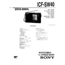 Sony ICF-SW40 Service Manual
