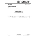 Sony ICF-SX55RV (serv.man2) Service Manual