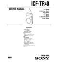 icf-tr40 service manual