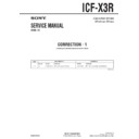 Sony ICF-X3R (serv.man2) Service Manual