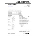 jax-d33, jax-d55 service manual