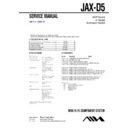 Sony JAX-D5 Service Manual