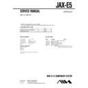 Sony JAX-E5 Service Manual