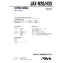 Sony JAX-N20, JAX-N30 Service Manual
