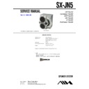 Sony JAX-N5, JAX-PK5, SX-JN5 Service Manual
