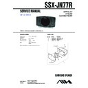 Sony JAX-N88, JAX-PK88, JAX-V77, SSX-JN77R Service Manual