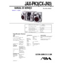 Sony JAX-PK3 Service Manual