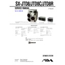 Sony JAX-TD8, SX-JTD8, SX-JTD8C, SX-JTD8R Service Manual