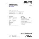 Sony JAX-TV8 Service Manual