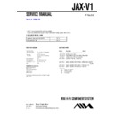 Sony JAX-V1 Service Manual