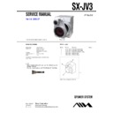 Sony JAX-V3, SX-JV3 Service Manual