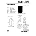 Sony LBT-A10, LBT-A10K, LBT-A15CD, LBT-A20, LBT-A20K, SS-D11, SS-D22 Service Manual