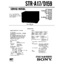 Sony LBT-A17CDM, LBT-D159CD, LBT-D220CD, STR-A17, STR-D159 Service Manual