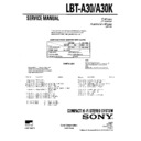 Sony LBT-A30, LBT-A30K Service Manual