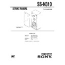 Sony LBT-A3100KR, LBT-N310KR, SS-N310 Service Manual