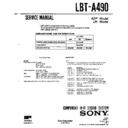 lbt-a490 service manual