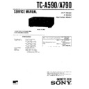Sony LBT-A590, LBT-A595, LBT-A790, LBT-A795, TC-A590, TC-A790 Service Manual