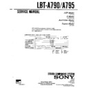 Sony LBT-A790, LBT-A795 Service Manual