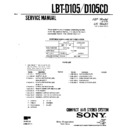 lbt-d105, lbt-d105cd service manual
