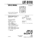 lbt-d1110 service manual