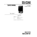 Sony LBT-D260, LBT-N250, SS-D260 Service Manual