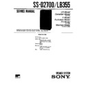 Sony LBT-D270, LBT-D570, LBT-N355, LBT-V3500, SS-D2700, SS-LB355 Service Manual