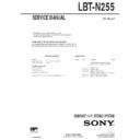 Sony LBT-D270, LBT-G3100, LBT-N255 Service Manual