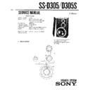 Sony LBT-D305, LBT-D305K, SS-D305, SS-D305S Service Manual
