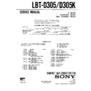 Sony LBT-D305, LBT-D305K Service Manual