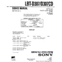Sony LBT-D307, LBT-D307CD (serv.man4) Service Manual