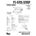 Sony LBT-D505, LBT-D505CD, LBT-D505CDM, LBT-D705, LBT-D705CD, LBT-D705CDM, LBT-D705M, PS-D705, PS-D705P Service Manual