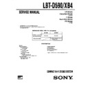 Sony LBT-D590, LBT-XB4 Service Manual
