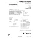 Sony LBT-DR8AV, LBT-W900AV Service Manual