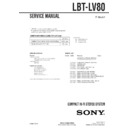 lbt-lv80 service manual