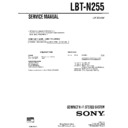 Sony LBT-N255 Service Manual