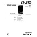 Sony LBT-N300, LBT-N300K, LBT-N350, LBT-N350K, LBT-N350P, SS-LB300 Service Manual
