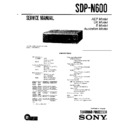 Sony LBT-N600AV, LBT-N650AV, SDP-N600 Service Manual