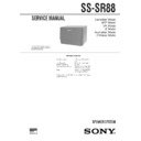 Sony LBT-V8900AV, SS-SR88 Service Manual