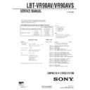 lbt-vr90av, lbt-vr90avs service manual