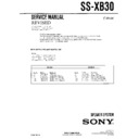 Sony LBT-XB30, SS-XB30 (serv.man2) Service Manual