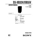 Sony LBT-XB33K, SS-XB33V, SS-XB55V Service Manual