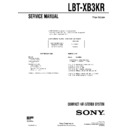 Sony LBT-XB3KR Service Manual