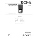 Sony LBT-XB44K, LBT-XB44KS, SS-XB44V Service Manual