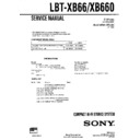 Sony LBT-XB66, LBT-XB660 Service Manual