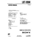lbt-xb6k service manual