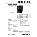 Sony LBT-XGR88 (serv.man2) Service Manual