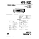 Sony MDS-JA3ES Service Manual