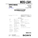 Sony MDS-LSA1 Service Manual