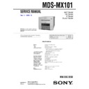 mds-mx101 service manual